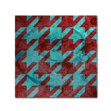 Color Bakery 'Houndstooth IV' Canvas Art,18x18